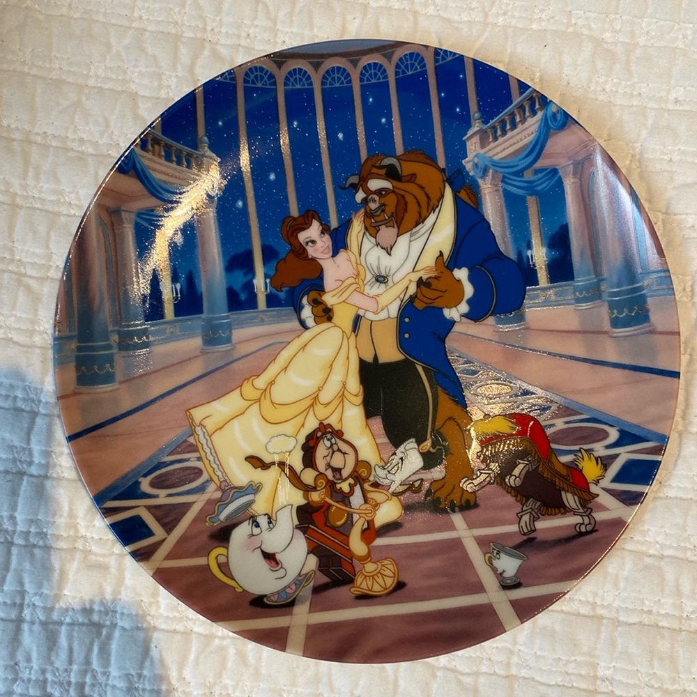 Disney Loves First Dance Collector Plate from Beauty and the Beast